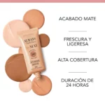 کرم پودر بورژ‌وا Always Fabulous Air Mat حجم 30میل - Image 2