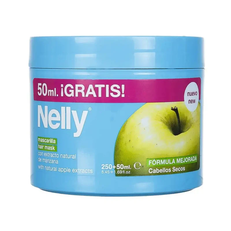 Nelly_HairMask (1) ماسک مو آبرسان نلی Apple Extracts حجم 300میل - Image 1