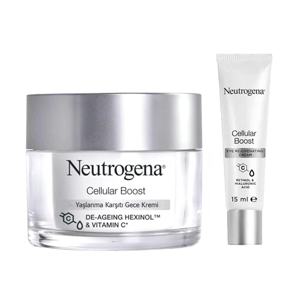 cellular-eye-cream-pack-neutrogena-cellular-night-cream پک ضدپیری و جوانساز سلولار نوتروژینا