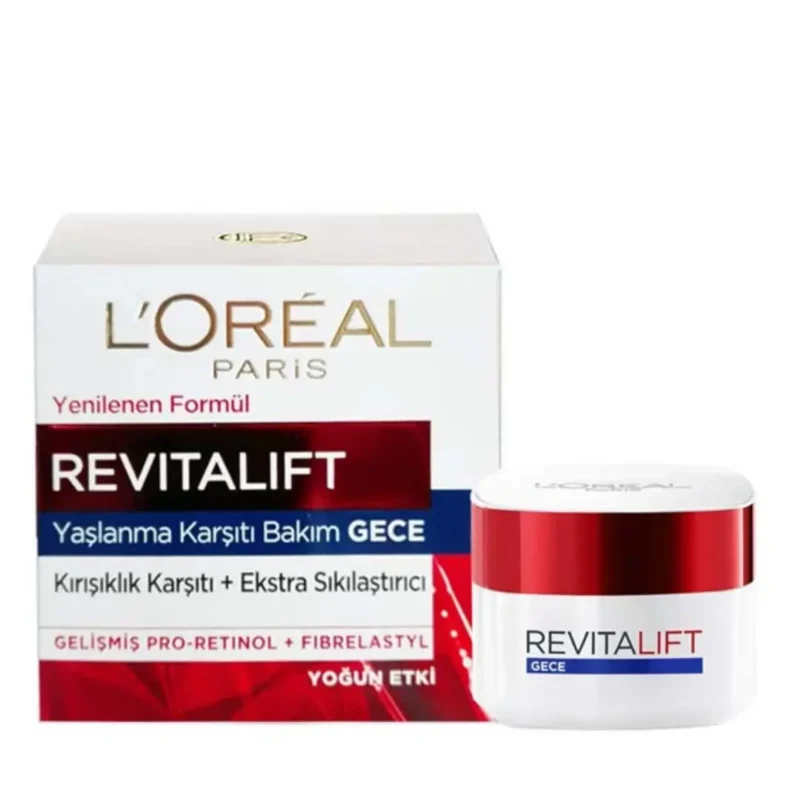 4cc66c copy (1) کرم ضدچروک و سفتکننده شب لورال مدل REVITALIFT حجم 50میل - Image 1