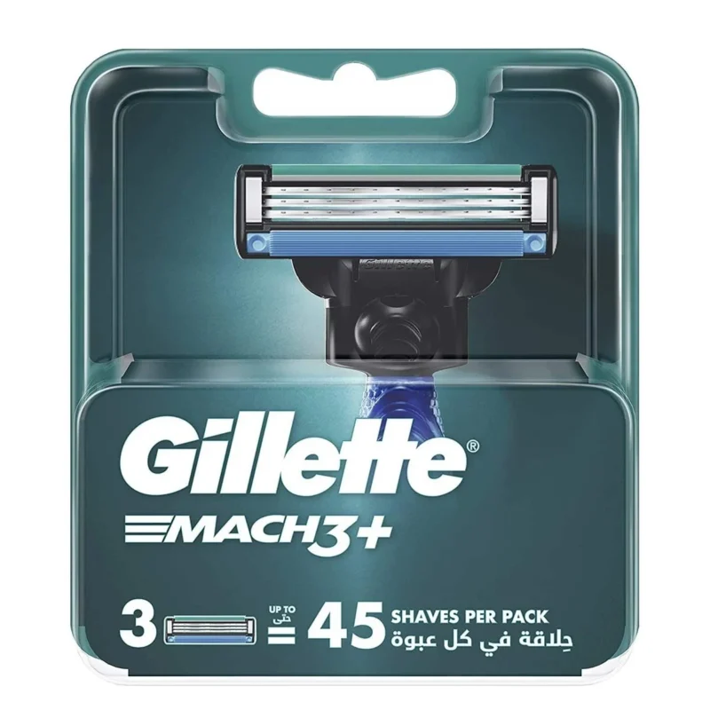 814MQ3JkgOL._AC_UF1000 تیغ یدک 3عددی ژیلت مدل MACH3+ - Image 1