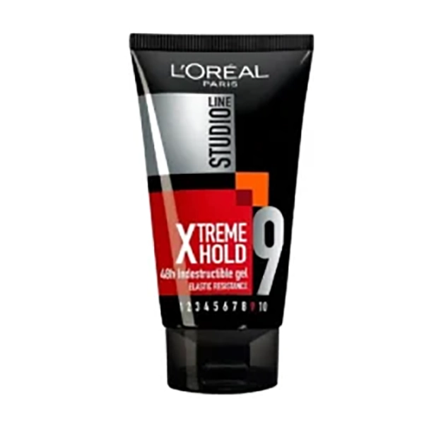 9-lorea-xtreme-hold-48h-indestructible-gel ژل مو لورال مدل Xtreme Hold شماره 9 حجم 150 میل