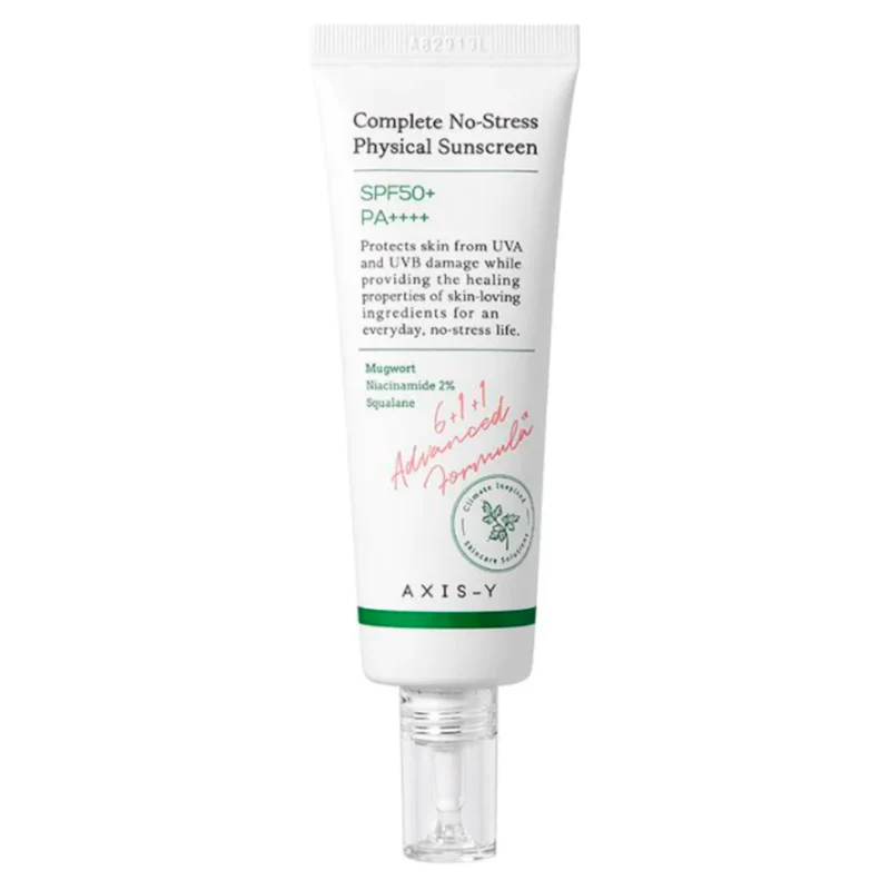 Axis-Y No-Stress Physical Sunscreen SPF502 ضدآفتاب فیزیکی اکسیس وای مدل Complete No-Stress حجم 50میل - Image 1