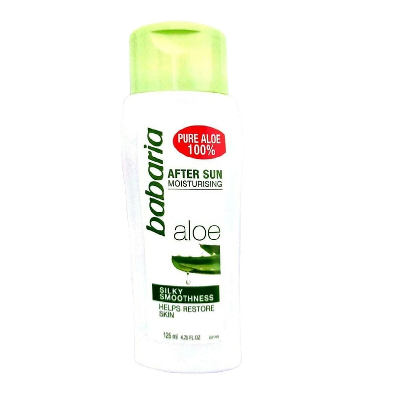 Babaria Aloe Vera and Shea Butter After Sun Milk 125ml ژل بعد از آفتاب باباریا مدل Aloevera حجم 125میل - Image 1
