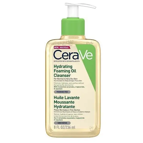 CeraVe Hydrating Foaming Oil Cleanser فوم شستشو روغنی آبرسان سراوی مدل Hydrating حجم 236میل - Image 1