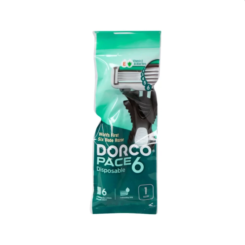 DORCO PACE6 SXA100 تيغ اصلاح مردانه PACE6 SXA100 دوركو ۱ عددي - Image 1
