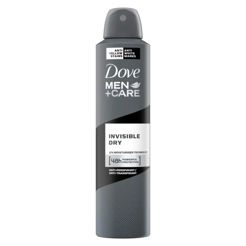 Dove APA 250ml FM Invisible Dry (1) اسپری ضدتعریق مردانه داو مدل Invisible Dry حجم 250میل - Image 1