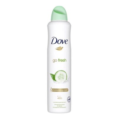 اسپری ضدتعریق زنانه داو مدل go fresh خیار حجم 250 میل