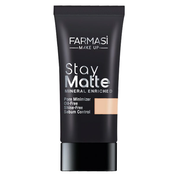 FARMASI MAKE UP STAY MATTE FOUNDATION 30 ML کرم پودر مات فارماسی مدل Stay Matte حجم 30میل - Image 1