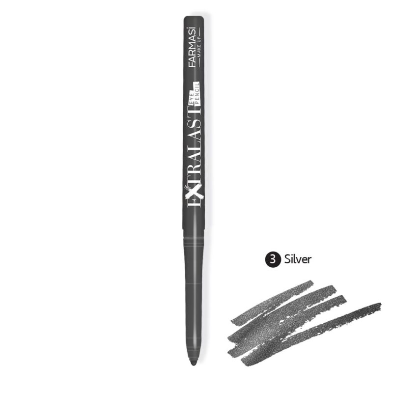 Farmasi Silvery Gray Extralast03 مداد چشم پیچی نقرهای فارماسی مدل Extralast شماره 03 - Image 1