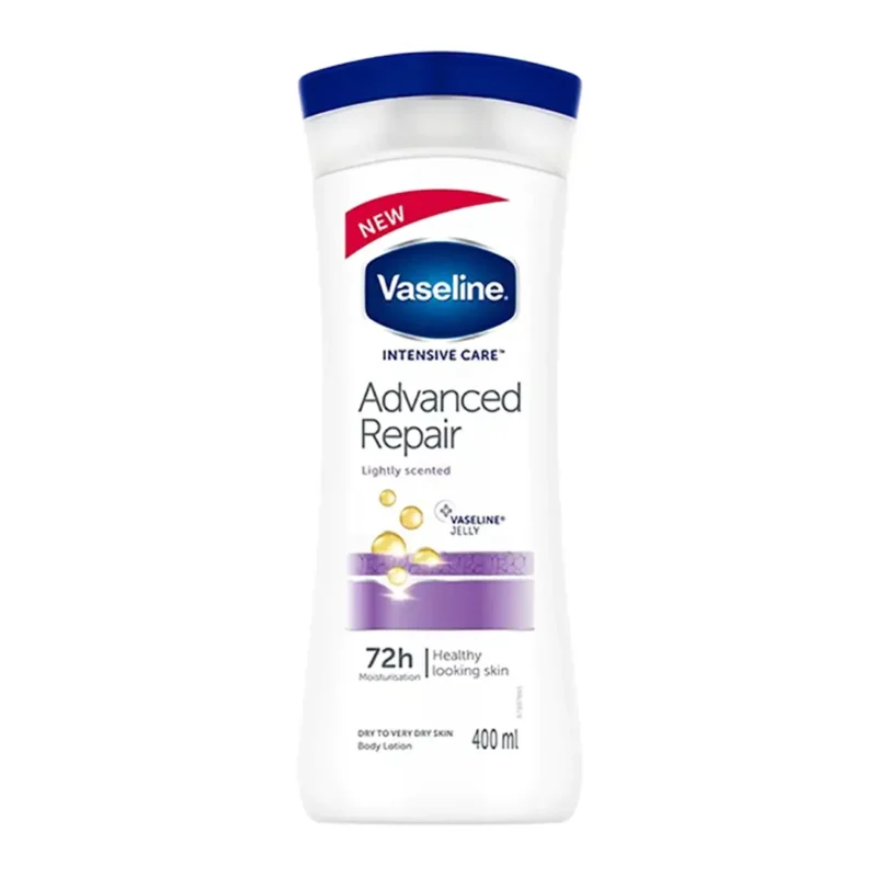 advanced-repair-vaseline-body-lotion-gel لوسیون بدن وازلین مدل Advanced Repair حجم 400 میلی لیتر