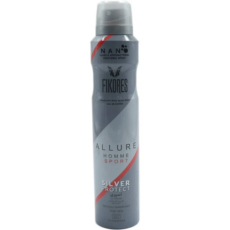 allure sport اسپری مردانه فیکورس مدل (227) Allure sport حجم 200 میل - Image 1