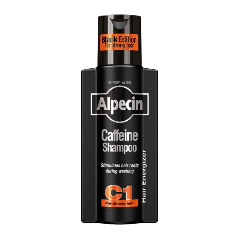 alpecin-caffeine-shampoo-c1-black-edition-250ml شامپو ضد ریزش آلپسین C1 مدل Black Edition حجم 250میل - Image 1