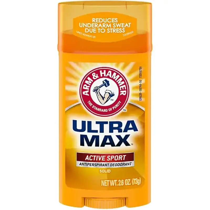 arm-hammer-ultra-max-active-sport-antiperspirant-stick-weight-73-grams مام آرم ان هامر صابونی مدل ACTIVE SPORT حجم 73 گرم