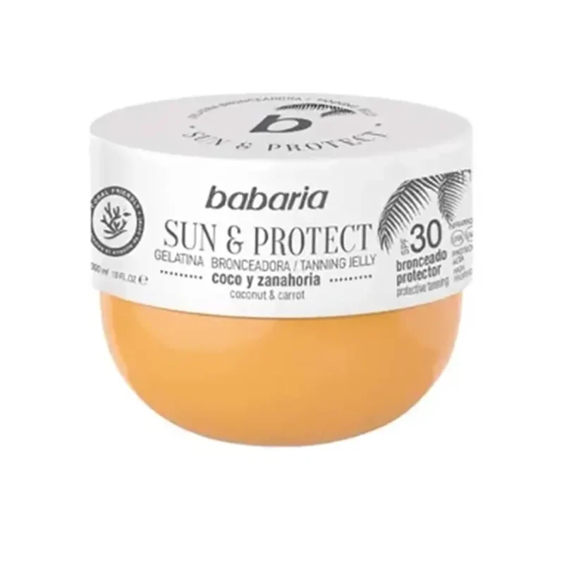 babaria-tanning-oil-containing-carrot-extract-spf-15-volume-300-ml ژلاتین برنزه کننده باباریا حاوی عصاره هویج SPF 15 حجم 300 میل