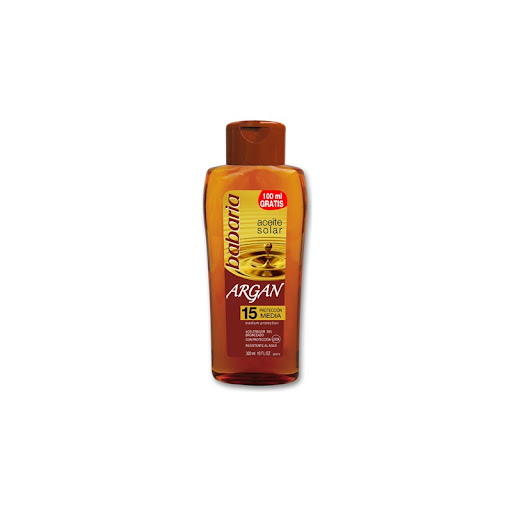 babaria روغن برنزه کننده باباریا آرگان مدل aceite solar حجم 300 میل - Image 1