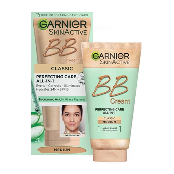 bb-cream-garnier-classic-model-suitable-for-all-skin-types-all-in-one بیبی کرم گارنیر مدل classic مناسب انواع پوست all in one