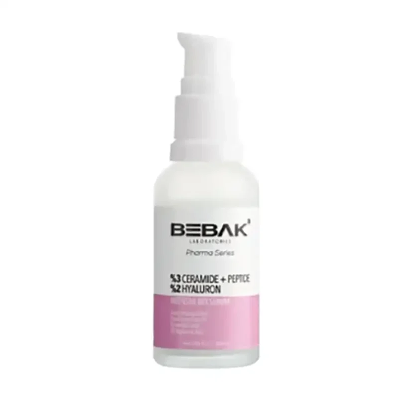 bebak-pharma-intensive-anti-aging-acetyl-hexapeptide-8-ceramide-anti-aging-intensive-care-serum سرم ضد پیری Bebak حجم 30 میل