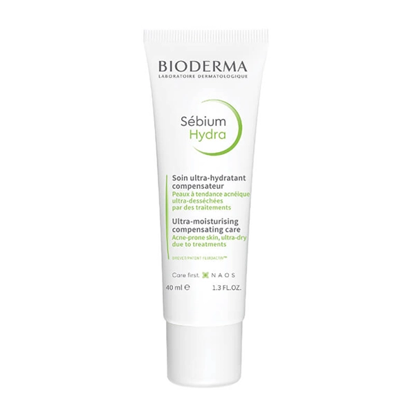 bioderma-sebium-hydra-moisturizing-cream-volume-40-ml کرم آبرسان بایودرما مدل Sebium Hydra حجم 40 میل