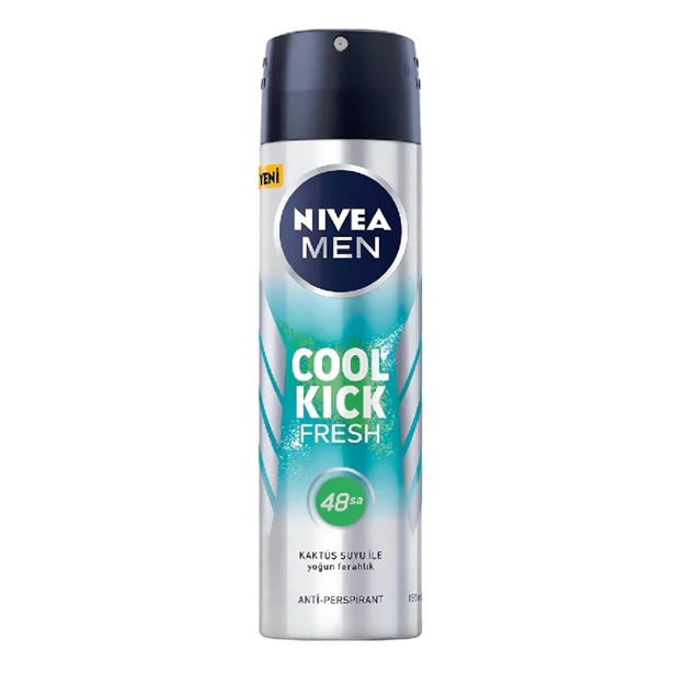 cool kick fresh اسپری مردانه نیوا مدل Cool Kick Fresh حجم 150 میلی لیتر - Image 1