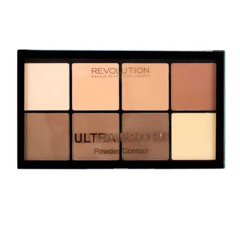 cream-contour-palette-ultra-pro-hd-revolution-light-medium پالت کانتور کرمی Ultra Pro HD رولوشن مدل Light Medium