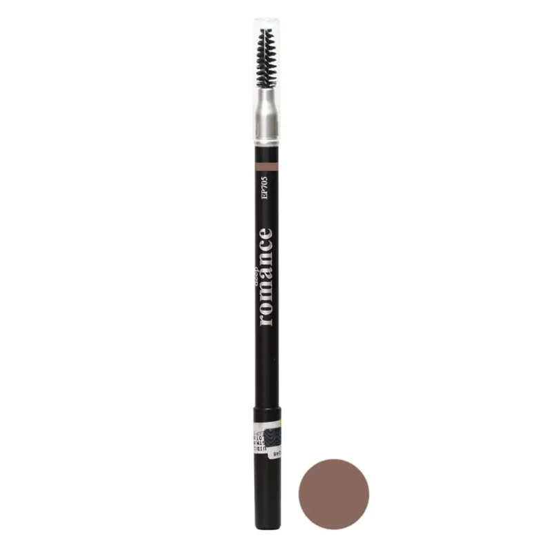 deep-romance-powder-eyebrow-pencil-with-brush-no-705 مداد ابرو پودري ديپ رومنس برس دار شماره 705