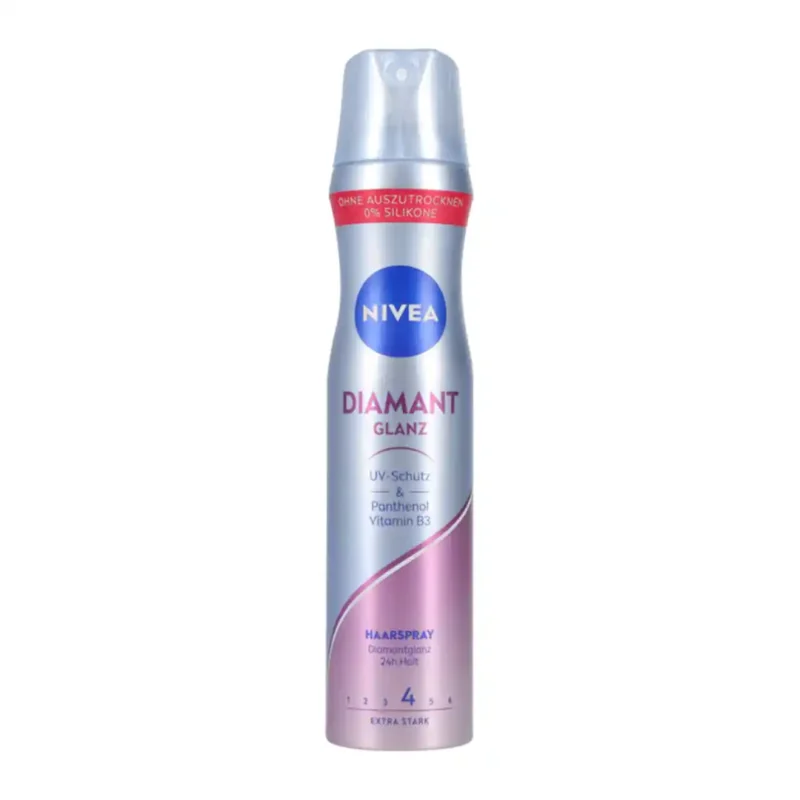 diamond-glass-care-styling-spray اسپری حالت دهنده و براق کننده ی موی نیوا مدل diamond glass care حجم 250 میل