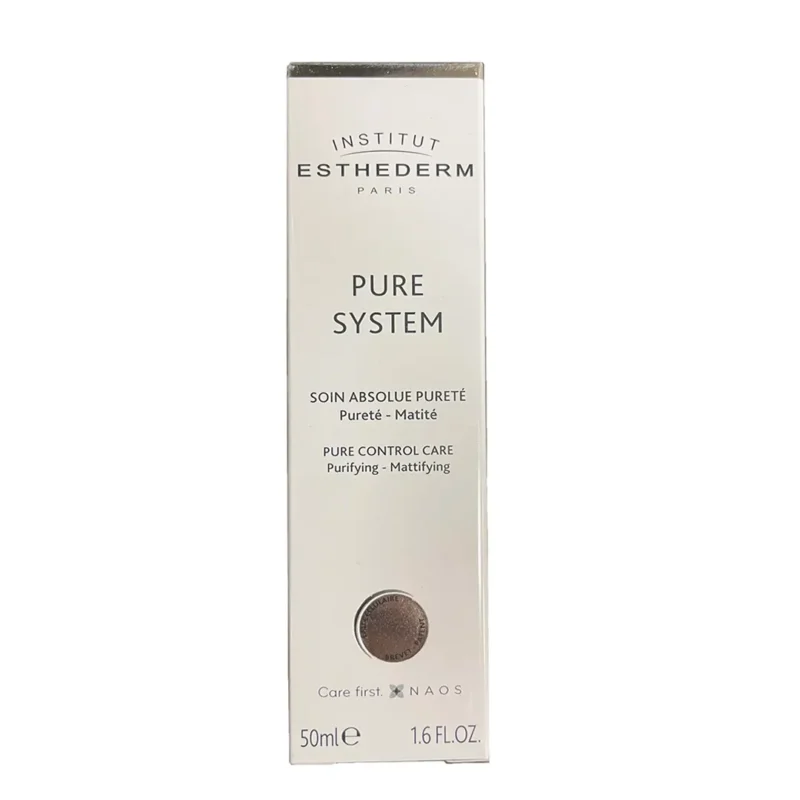 esthederm-pure-system-soin-absolue-purete کرم کنترل چربی پوست استادرم مدل Mattifiying حجم 50 میل