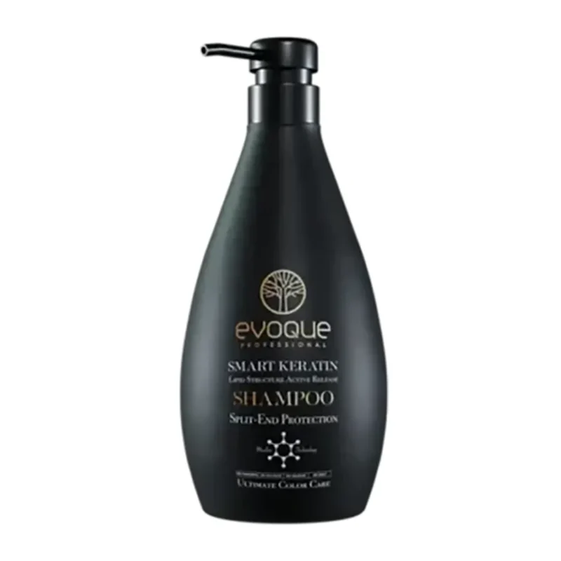 evoque-kmart-keratin شامپو ايووك مدل KERATIN SMART مخصوص موهاي خيلي آسيب ديده حجم ١٠٠٠ ميل