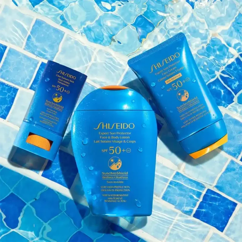 لوسیون ضدآفتاب صورت و بدن شیسیدو SPF50 حجم 150 میل - Image 2