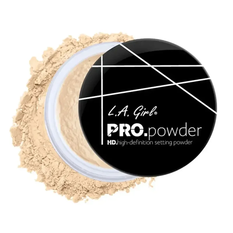 fix-la-girl-powder-model-pro-powder-banana-yellow-color پودر فيكس ال اي گرل مدل PRO.powder رنگ banana yellow
