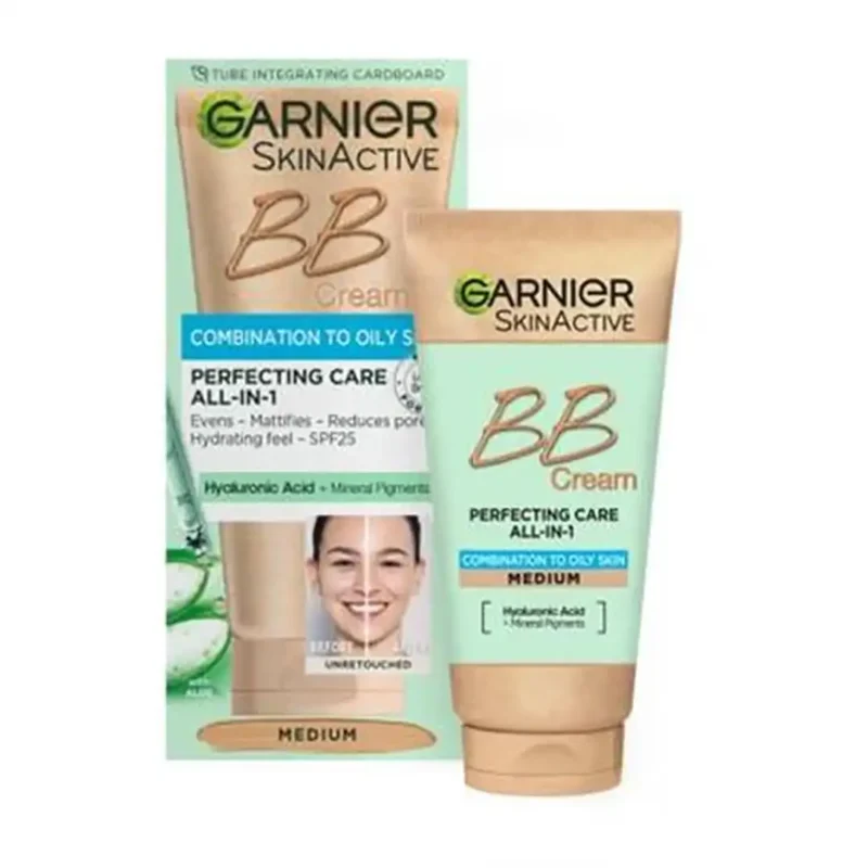 garnier-bb-cream-for-combination-and-oily-skin-with-spf25 بیبی کرم گارنیر مخصوص پوست مختلط و چرب دارای spf25