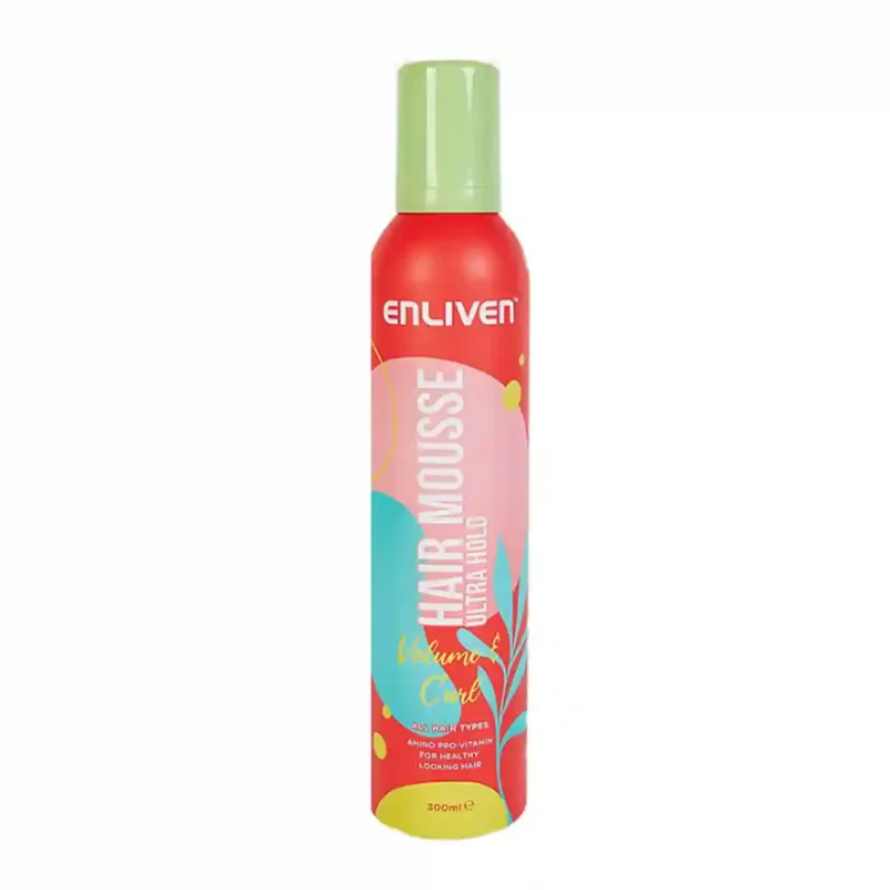 hair-mousse-enliven-ultra-hold-300ml موس مو حجمدهنده انلیون مدل ultra hold حجم300میل