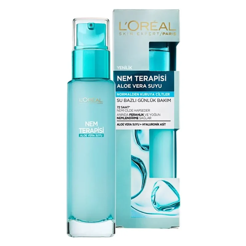 hydra-genius-loreal-normal-to-dry-skin-moisturizer آبرسان لورال مدل HYDRA GENIUS مناسب پوست نرمال تا خشک - 70 میل