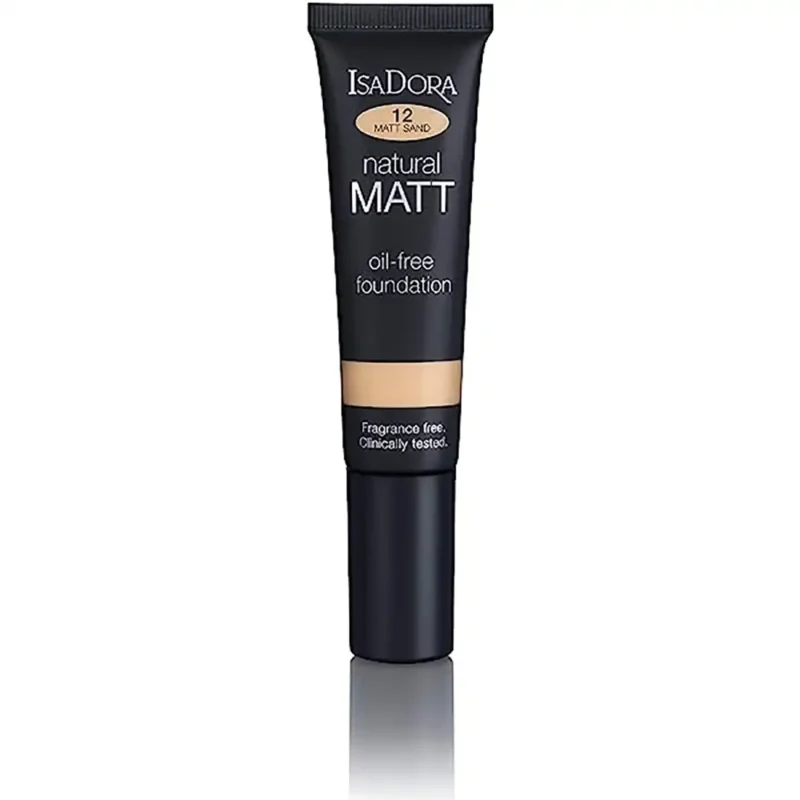 isadora-natural-matte-cream-powder-for-oily-skin-volume-35-ml کرم پودر ایزادورا مدل natural MATT پوست چرب حجم 35 ميل