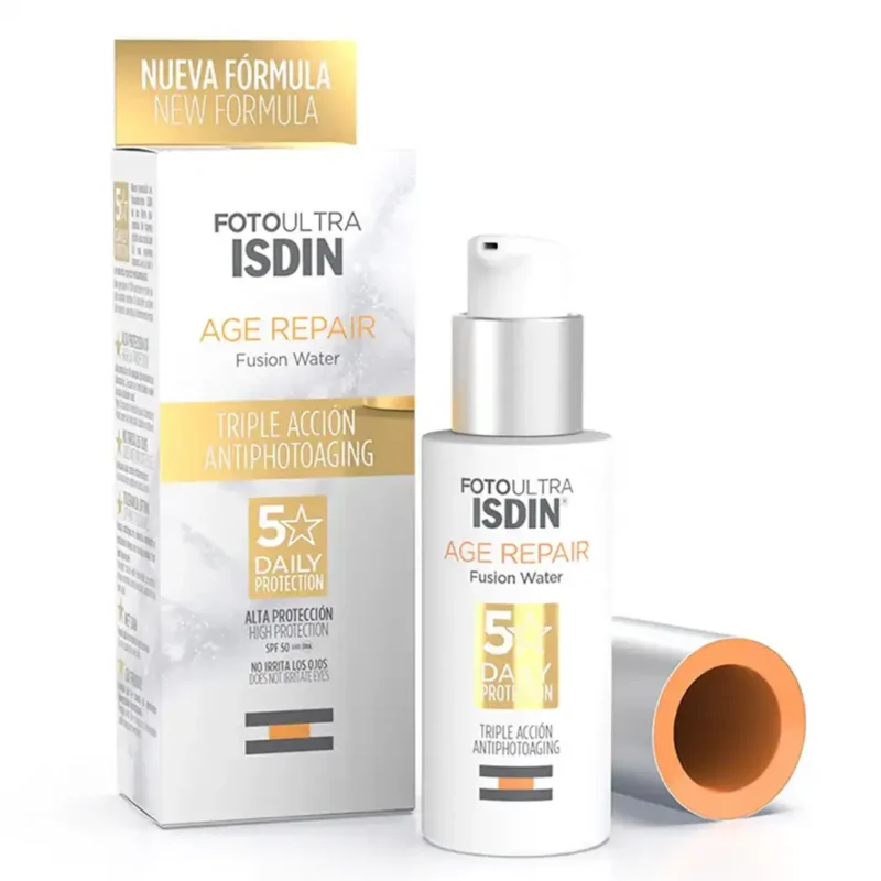 isdin-fusion-water-age-repairisdin-fusion-water-age-repair ضد آفتاب ایزدین AGE REPAIR فیوژن واتر حجم 250 میل