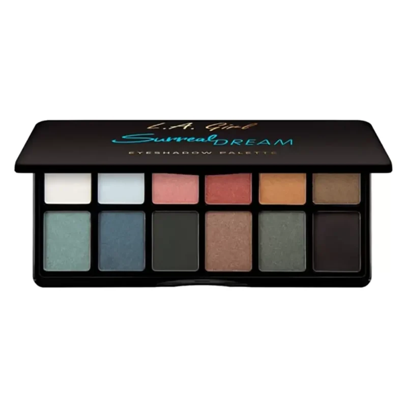 l-a-girl-eyeshadow-palette-surreal-dream-model-12-colors پالت سايه چشم ال اي گرل مدل Surreal DREAM (12 رنگ)