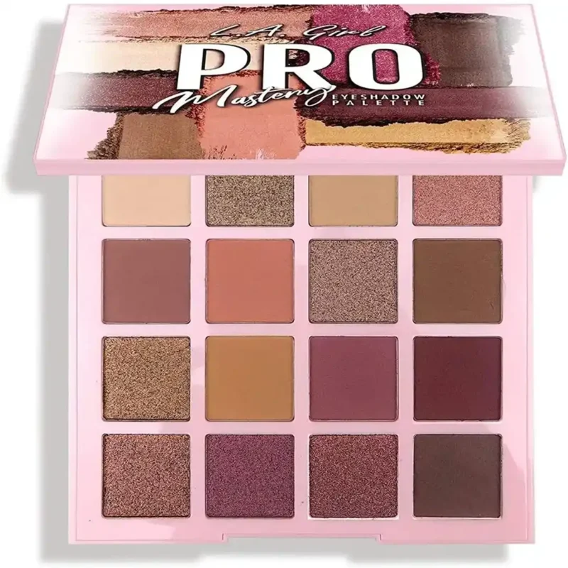 l-a-girl-pro-atristing-eyeshadow-palette-16colors پالت سايه چشم ال اي گرل مدل PRO Mastery ( 16 رنگ)