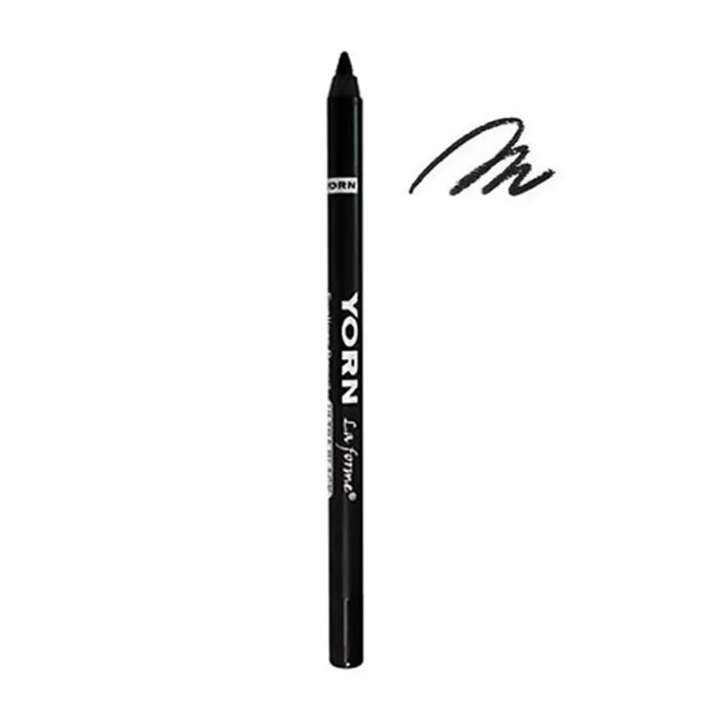 la-forme-eyeliner-pencil-yorn مداد چشم 24 ساعته یورن مدل کربن بلک