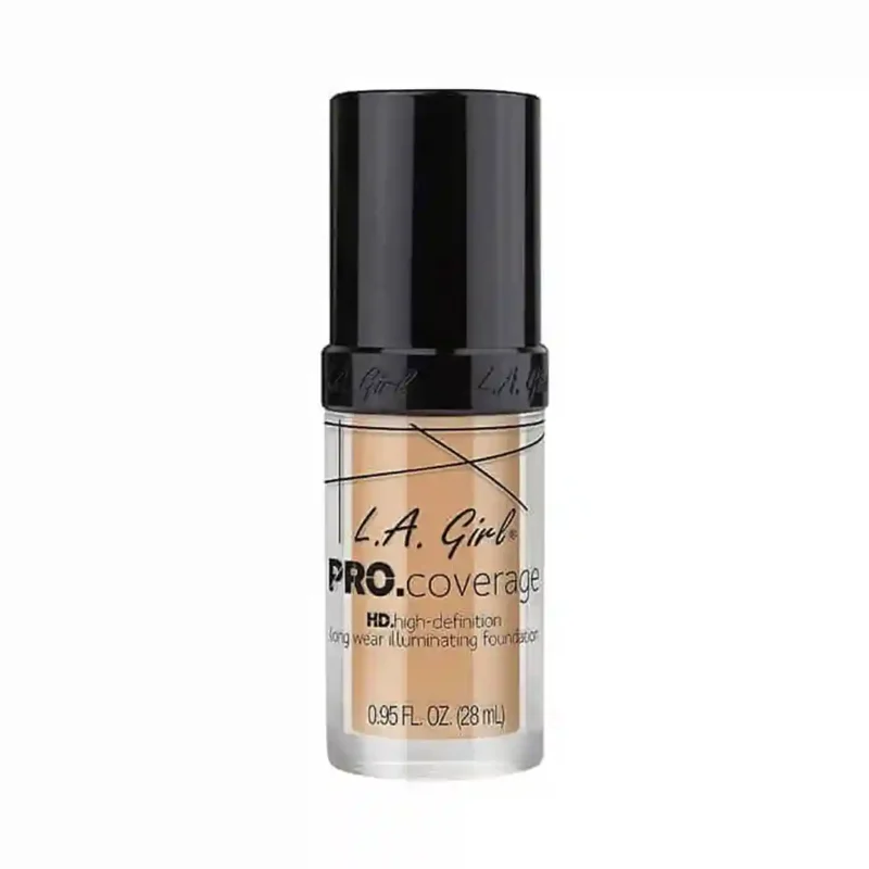 la-girl-model-pro-coverage-powder-cream-for-all-skin-types كرم پودر ال ای گرل مدل PRO.coverage انواع پوست