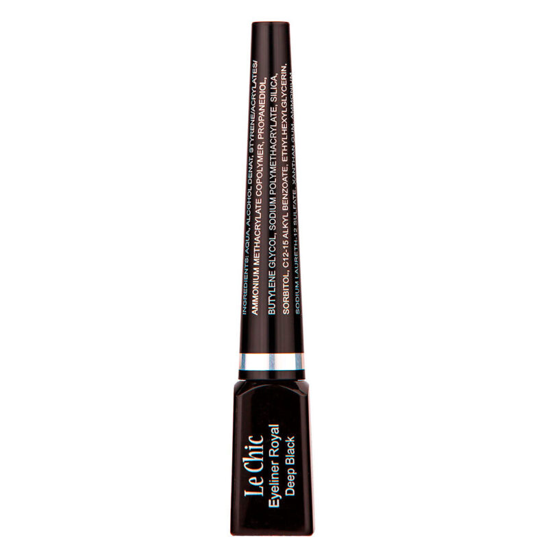 le chic eyeliner royal deep black خط چشم مویی ضدآب لچیک Brush حجم 4.5میل - Image 1
