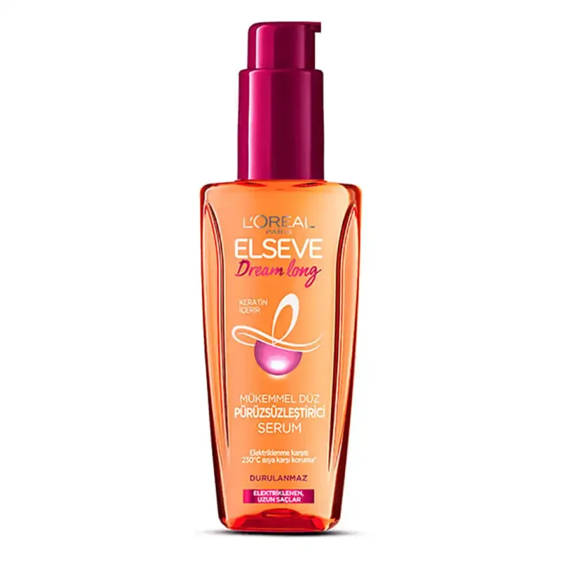 loreal-dream-long-hair-serum-for-frizzy-and-long-hair-volume-100-ml سرم موی لورال مدل Dream Long برای موهای وز و بلند حجم 100 میل