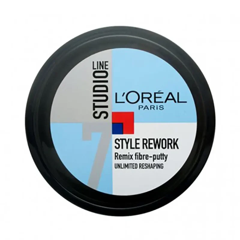 loreal-hair-wax-studio-line-series-style-rework-remix واکس مو لورآل سری Studio Line مدل Style Rework Remix