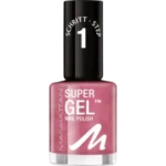 لاک منهتن مدل super gel رنگ Pretty Rose