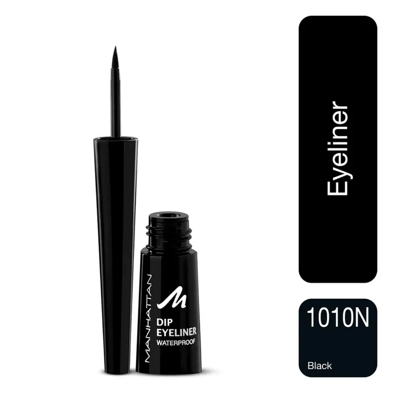 manhattan-eye-liner خط چشم كوزه اي منهتن مدل DIP EYELINER ضد آب BLACK