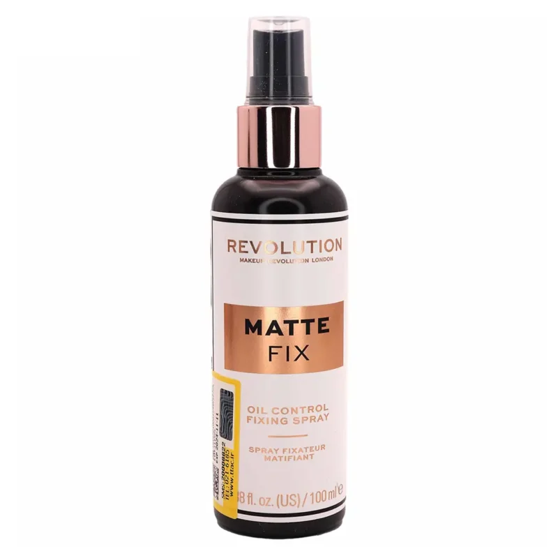 matte-fix-revolution-fix-spray-volume-100-ml اسپری فیکس رولوشن مدل MATTE FIX حجم 100میل