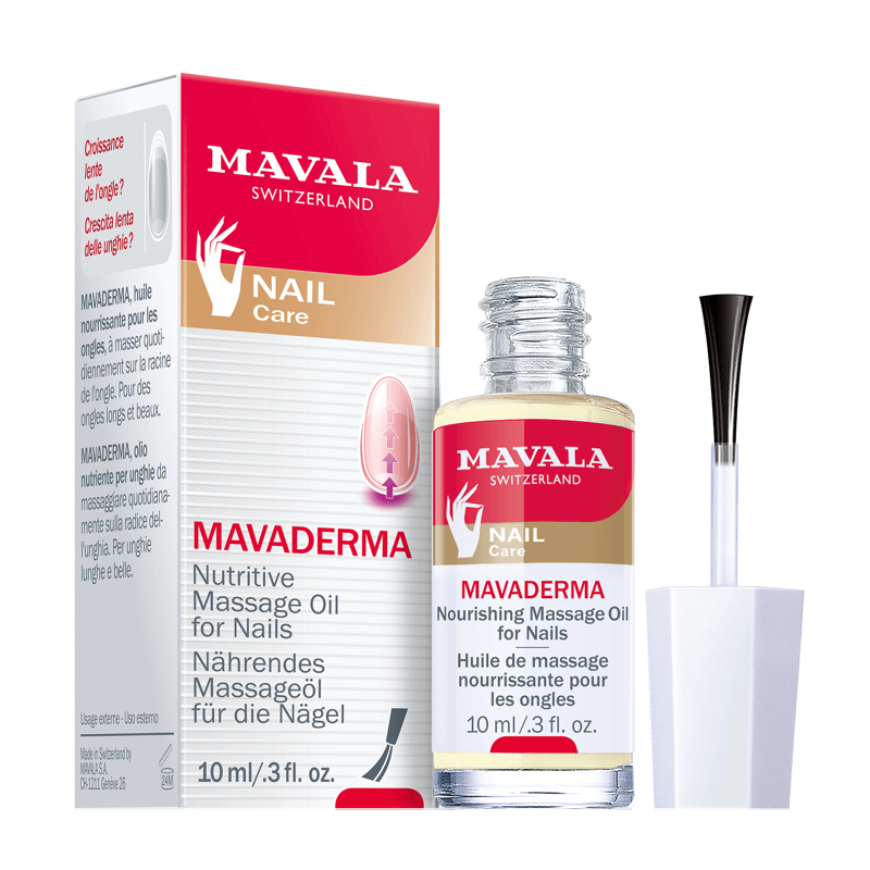 mavala-mavaderma-nourishing-massage-oil-for-nails-10ml (1) (2) محلول قوی تقویت ناخن ماوالا مدل Mavaderma حجم 10میل - Image 1
