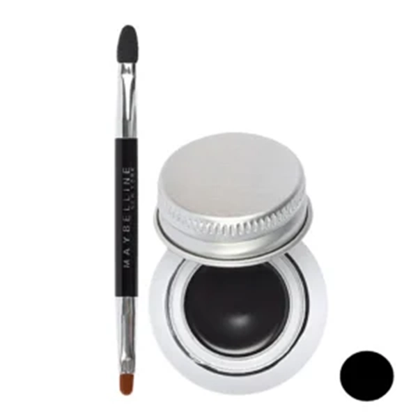 maybelline-eyeliner-lasting-drama-gel-eyeliner خط چشم ژله ای میبلین مدل لستینگ دراما به همراه برس آرایشی