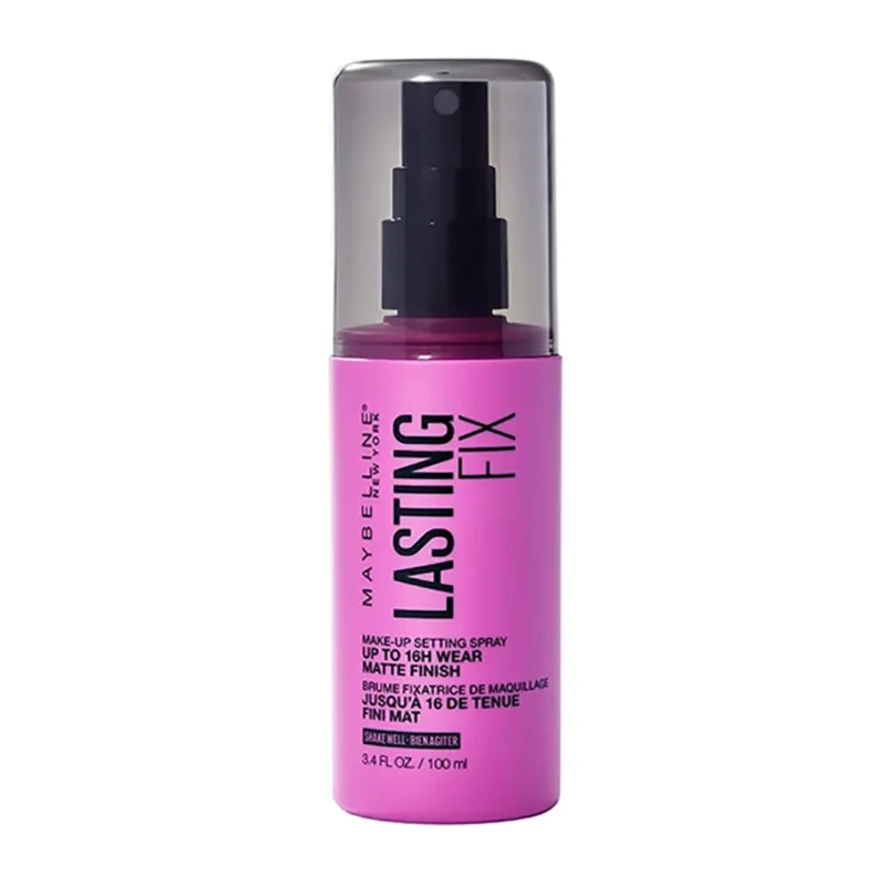 maybelline-lasting-fix-spray-volume-100-ml اسپری فیکس میبلین مدل Lasting Fix حجم 100 میل