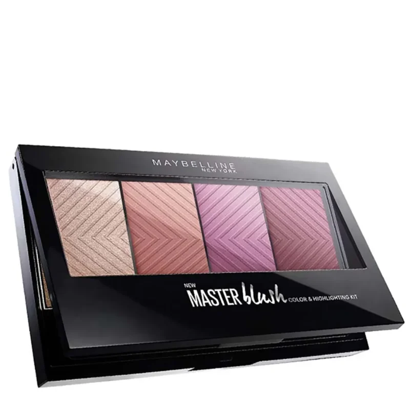 maybelline-master-blush-10-blush-and-highlighter-palette پالت رژگونه و هایلایتر میبلین مدل master blush 10